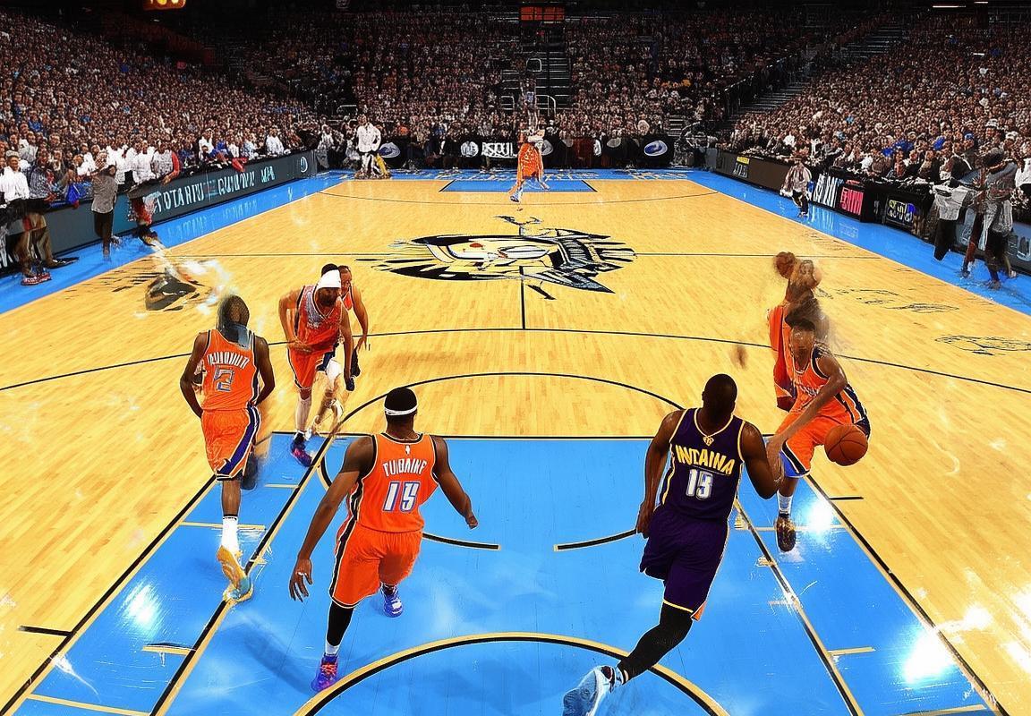 2014年NBA雷霆VS步行者巅峰对决：火花对决与战术智慧(图1)